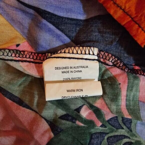 Abel the Label x Anthropologie Tropical Leonard Dress - Size Medium - Picture 6 of 9